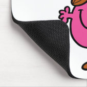 Little Miss Quick | Schwarze Schrift Mousepad (Ecke)