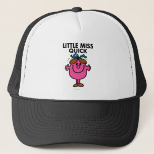 Little Miss Quick Schwarze Schrift Truckerkappe