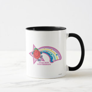 Little Miss Scatterbrain   Regenbogen und Stars Tasse