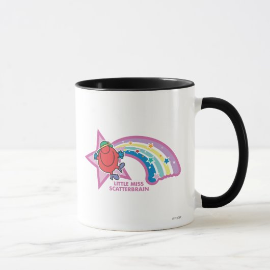 Little Miss Scatterbrain | Regenbogen und Stars Tasse (Rechts)
