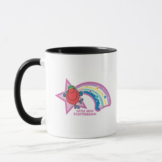 Little Miss Scatterbrain | Regenbogen und Stars Tasse (Links)