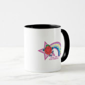Little Miss Scatterbrain | Regenbogen und Stars Tasse (VorderseiteRechts)