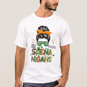 Little Miss Shenanigans Messy Bun Sonnenbrillen St T-Shirt