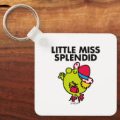 Little Miss Splendid | Schwarze Schrift Schlüsselanhänger (Vorderseite)