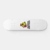 Little Miss Splendid | Schwarze Schrift Skateboard (Horizontal)