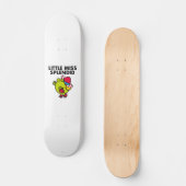 Little Miss Splendid | Schwarze Schrift Skateboard (Vorderseite)