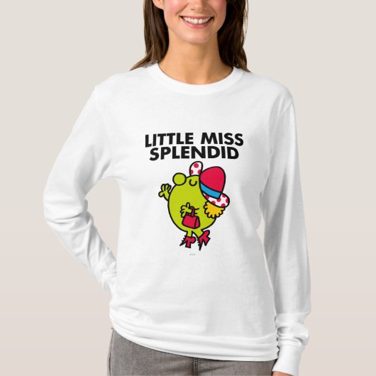 Little Miss Splendid | Schwarze Schrift T-Shirt (Vorderseite)