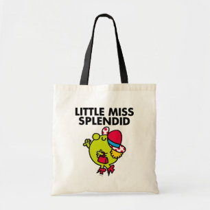 Little Miss Splendid Schwarze Schrift Tragetasche