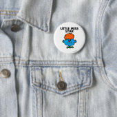 Little Miss Star | Schwarze Schrift Button (Beispiel)