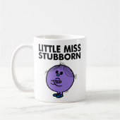 Little Miss Stubborn | Überquerte Waffen Kaffeetasse (Links)