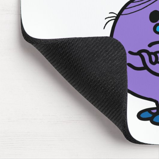 Little Miss Stubborn | Überquerte Waffen Mousepad (Ecke)