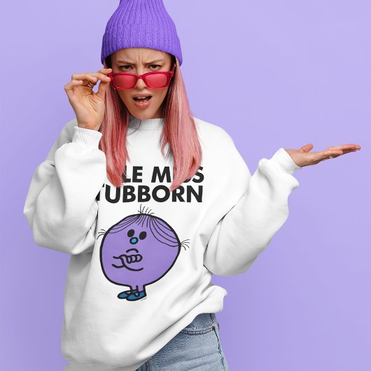 Little Miss Stubborn | Überquerte Waffen Sweatshirt