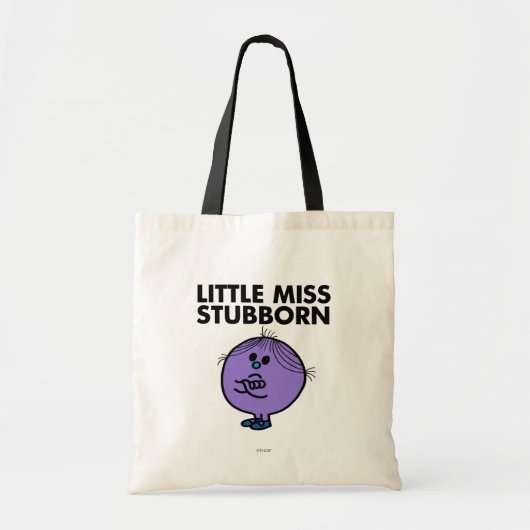 Little Miss Stubborn | Überquerte Waffen Tragetasche (Vorne)