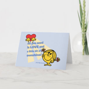 Little Miss Sunshine Alles was du brauchst ist… Karte