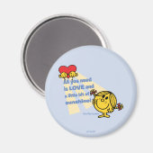 Little Miss Sunshine | Alles was Sie brauchen ist. Magnet (Vorderseite/Rückseite)