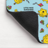 Little Miss Sunshine | Aquamarines Polka Dot Muste Mousepad (Ecke)