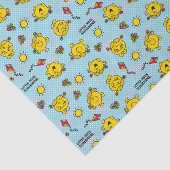 Little Miss Sunshine | Aquamarines Polka Dot Muste Seidenpapier (Ausschnitt)