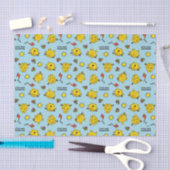 Little Miss Sunshine | Aquamarines Polka Dot Muste Seidenpapier (Handwerk)