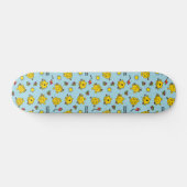 Little Miss Sunshine | Aquamarines Polka Dot Muste Skateboard (Horizontal)