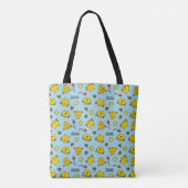 Little Miss Sunshine | Aquamarines Polka Dot Muste Tasche (Rückseite)