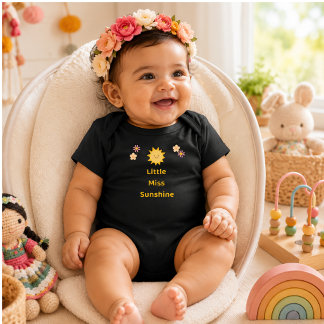 Little Miss Sunshine Baby Strampler
