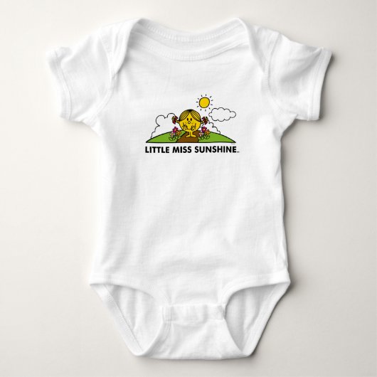 Little Miss Sunshine | Back To Nature Baby Strampler (Vorderseite)
