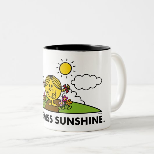 Little Miss Sunshine | Back To Nature Zweifarbige Tasse (VorderseiteRechts)