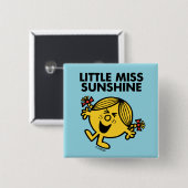 Little Miss Sunshine Button (Vorne & Hinten)
