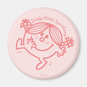 Little Miss Sunshine Coral Magnet