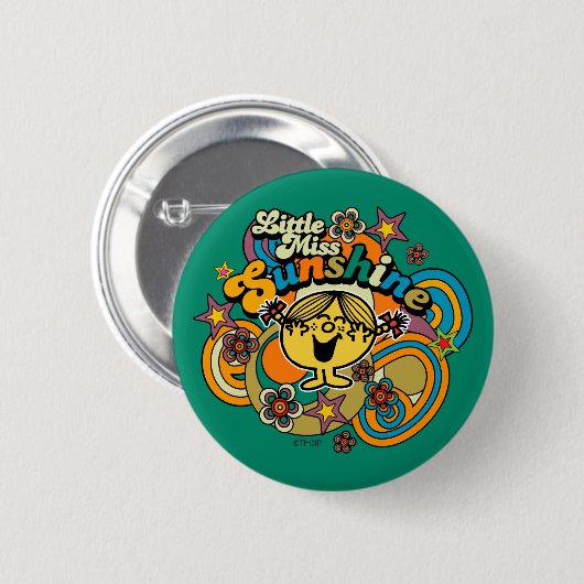 Little Miss Sunshine | Florenfreude Button (Vorne & Hinten)