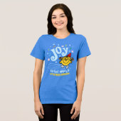 Little Miss Sunshine | Freude an der Welt Tri-Blend Shirt (Vorderseite voll)