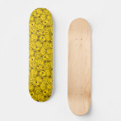 Little Miss Sunshine | Fun Yellow Smile Pattern Skateboard (Vorderseite)