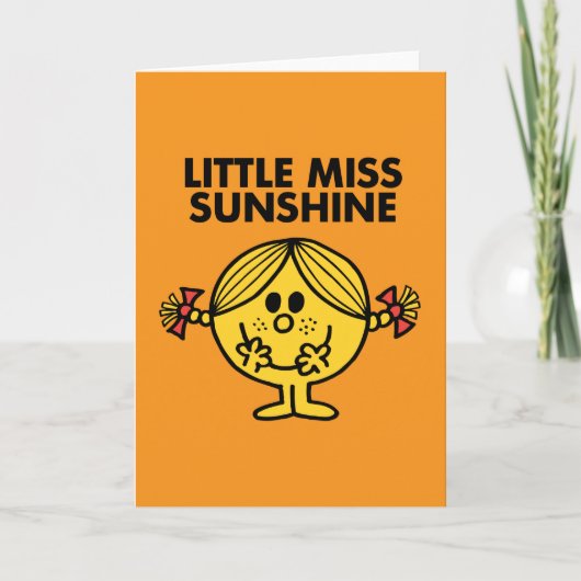 Little Miss Sunshine | Funny & Freckled Karte (Vorderseite)