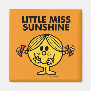 Little Miss Sunshine Funny & Freckled Magnet