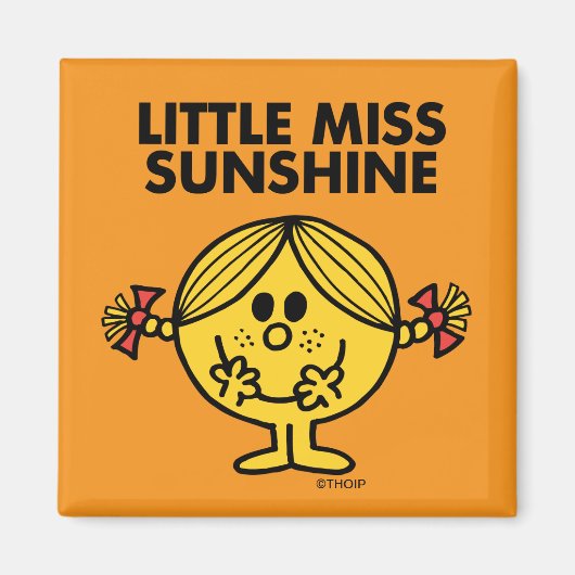 Little Miss Sunshine | Funny & Freckled Magnet (Vorne)