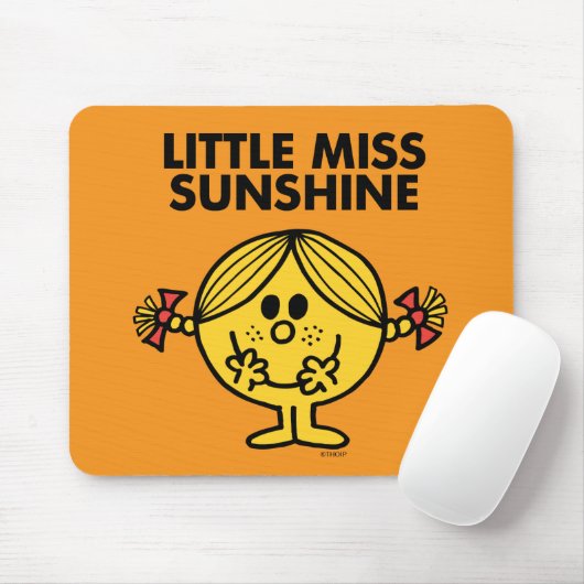 Little Miss Sunshine | Funny & Freckled Mousepad (Mit Mouse)