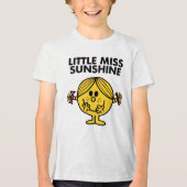 Little Miss Sunshine | Funny & Freckled Tri-Blend Shirt (Vorderseite)