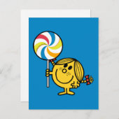 Little Miss Sunshine | Giant Lollipop Postkarte (Vorne/Hinten)
