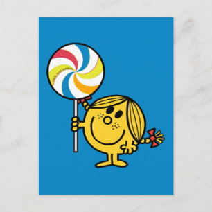 Little Miss Sunshine   Giant Lollipop Postkarte