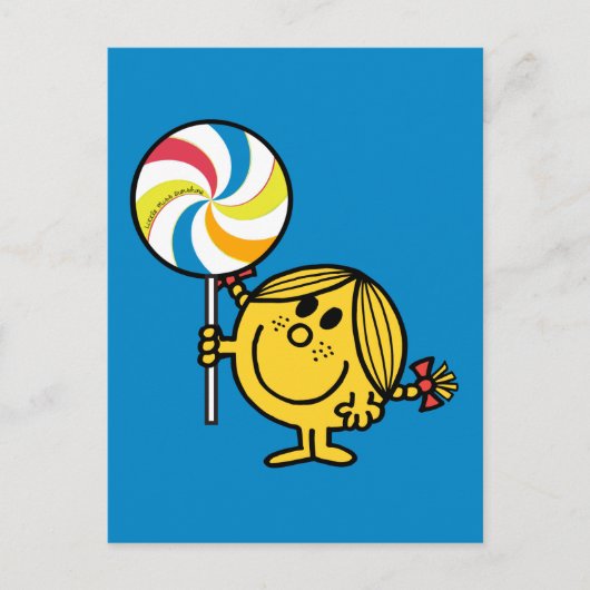 Little Miss Sunshine | Giant Lollipop Postkarte (Vorderseite)