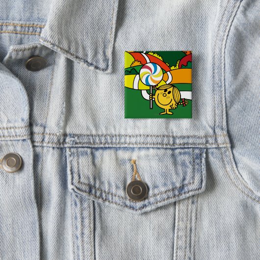 Little Miss Sunshine | Hills & Lollypop Button (Beispiel)