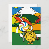 Little Miss Sunshine | Hills & Lollypop Postkarte (Vorne/Hinten)
