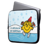 Little Miss Sunshine Ice Skaten Laptopschutzhülle (Vorderseite Links)