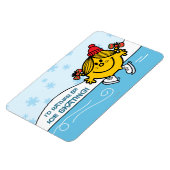 Little Miss Sunshine Ice Skaten Magnet (Linke Seite)