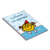 Little Miss Sunshine Ice Skaten Notizblock (Rechte Seite)