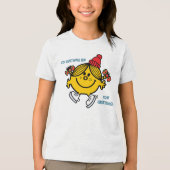 Little Miss Sunshine Ice Skaten Tri-Blend Shirt (Vorderseite)