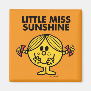 Little Miss Sunshine Lustig & Sommersprossen Magnet