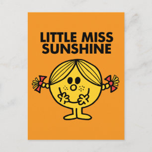 Little Miss Sunshine Lustig & Sommersprossen Postkarte
