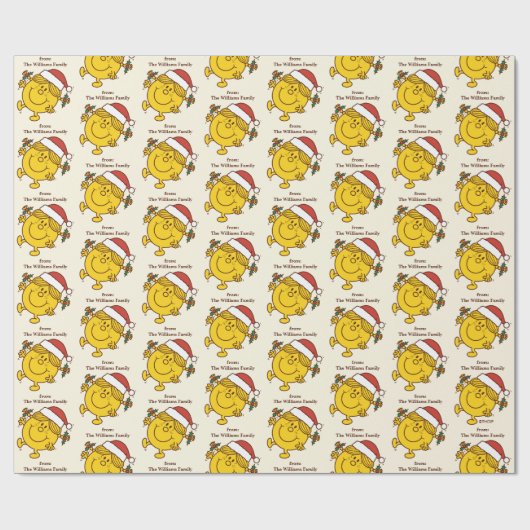 Little Miss Sunshine Making Spirits Bright Geschenkpapier (Flach)