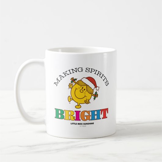 Little Miss Sunshine Making Spirits Bright Kaffeetasse (Links)